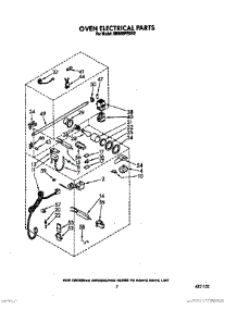 05 - Oven Electrical parts for Whirlpool Range SM988PESW3 from AppliancePartsPros.com