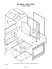 03 - External Oven parts for Whirlpool Range SF3600EPW1 from AppliancePartsPros.com