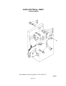05 - Oven Electrical parts for Whirlpool Range SF3600EPW1 from AppliancePartsPros.com