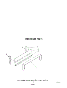 03 - Backguard parts for Whirlpool Range SF302ESRW5 from AppliancePartsPros.com
