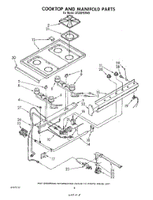 06 - Cooktop And Manifold, Literature And Optional parts for Whirlpool Range SF330PSRW0 from AppliancePartsPros.com