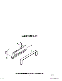 04 - Backguard parts for Whirlpool Range SF3000EWW1 from AppliancePartsPros.com