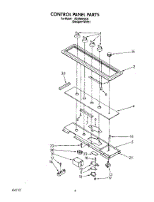 04 - Control Panel parts for Whirlpool Cooktop SC8900EXQ0 from AppliancePartsPros.com
