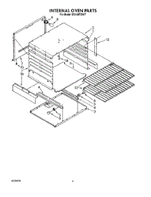 03 - Internal Oven parts for Whirlpool Range SF316PESW7 from AppliancePartsPros.com