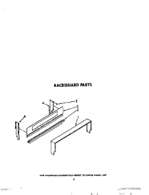 04 - Backguard parts for Whirlpool Range SF302BSWW1 from AppliancePartsPros.com
