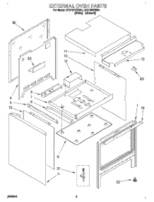 02 - External Oven parts for Whirlpool Range SF370PEWN4 from AppliancePartsPros.com