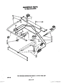 03 - Manifold parts for Whirlpool Range SF313PSPT0 from AppliancePartsPros.com