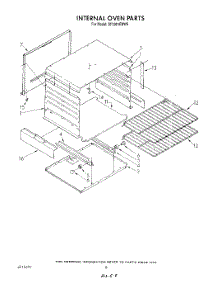 06 - Internal Oven parts for Whirlpool Range SF3001ERW5 from AppliancePartsPros.com