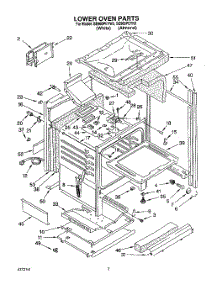 03 - Lower Oven parts for Whirlpool Range SE960PEYN3 from AppliancePartsPros.com