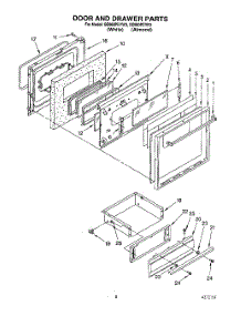 07 - Door And Drawer parts for Whirlpool Range SE960PEYN3 from AppliancePartsPros.com