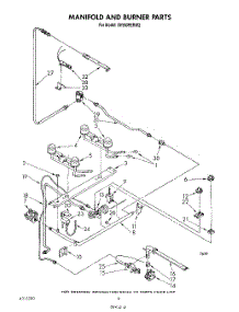 06 - Manifold And Burner parts for Whirlpool Range SE950PERW2 from AppliancePartsPros.com