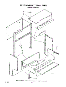 07 - Upper Oven External parts for Whirlpool Range SE950PERW2 from AppliancePartsPros.com