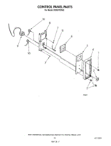 10 - Control Panel parts for Whirlpool Range SE950PERW2 from AppliancePartsPros.com