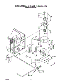09 - Magnetron And Air Flow parts for Whirlpool Range SM988PESW8 from AppliancePartsPros.com