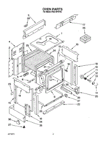 03 - Section parts for Whirlpool Range RS313PXYH2 from AppliancePartsPros.com