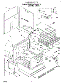 03 - Oven parts for Whirlpool Range RS6755XYN5 from AppliancePartsPros.com