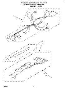 04 - Wiring Harness parts for Whirlpool Range RS6755XYN5 from AppliancePartsPros.com