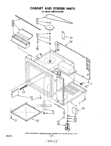 10 - Cabinet And Stirrer parts for Whirlpool Range RM975PXLW0 from AppliancePartsPros.com