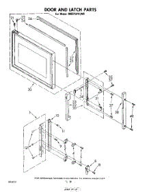 11 - Door And Latch parts for Whirlpool Range RM975PXLW0 from AppliancePartsPros.com