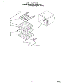 04 - Unit parts for Whirlpool Oven RB760PXYB6 from AppliancePartsPros.com