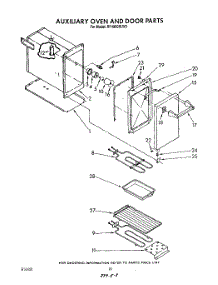 06 - Auxiliary Oven And Door , Literature parts for Whirlpool Range RF4900XLW3 from AppliancePartsPros.com