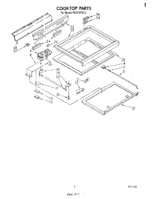 04 - Cook Top parts for Whirlpool Range RS575PXR2 from AppliancePartsPros.com