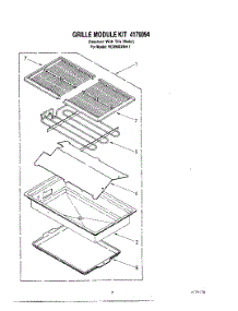 05 - Grill Module Kit 4179094 parts for Whirlpool Cooktop RC8950XRH1 from AppliancePartsPros.com