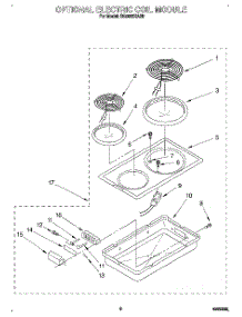 07 - Optional Electric Coil Module parts for Whirlpool Cooktop RC8920XAH0 from AppliancePartsPros.com