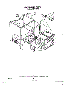 08 - Lower Oven (Continued) parts for Whirlpool Range RE963PXPT0 from AppliancePartsPros.com