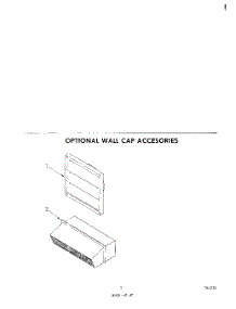 04 - Wall Cap Accessories parts for Whirlpool Cooktop RC8900XMH0 from AppliancePartsPros.com