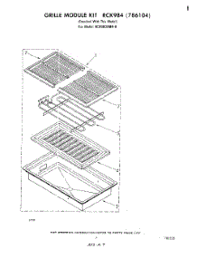 06 - Grille Rck984 parts for Whirlpool Cooktop RC8900XMH0 from AppliancePartsPros.com