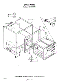 03 - Oven parts for Whirlpool Range RE960PXKW2 from AppliancePartsPros.com
