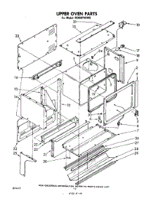 06 - Upper Oven parts for Whirlpool Range RE960PXKW2 from AppliancePartsPros.com
