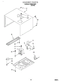 07 - Cabinet parts for Whirlpool Oven RM765PXBB1 from AppliancePartsPros.com