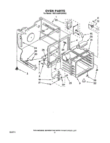 06 - Oven parts for Whirlpool Range RF316PXXW2 from AppliancePartsPros.com