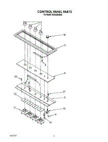 04 - Control Panel parts for Whirlpool Cooktop RC8920XRH3 from AppliancePartsPros.com