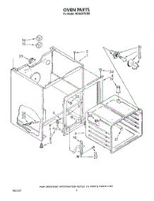 03 - Oven parts for Whirlpool Range RE960PXVW0 from AppliancePartsPros.com