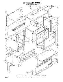 06 - Upper Oven parts for Whirlpool Range RE960PXVW0 from AppliancePartsPros.com