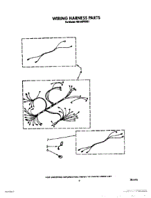 07 - Wiring Harness parts for Whirlpool Oven RB160PXXB1 from AppliancePartsPros.com