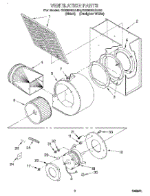 02 - Ventilation parts for Whirlpool Cooktop RC8900XAH0 from AppliancePartsPros.com