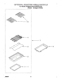 05 - Optional Electric Grille Module parts for Whirlpool Cooktop RC8900XAH0 from AppliancePartsPros.com