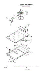 06 - Cooktop parts for Whirlpool Range RS670PXK3 from AppliancePartsPros.com