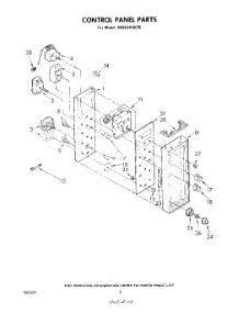 05 - Control Panel parts for Whirlpool Range RE953PXKT0 from AppliancePartsPros.com