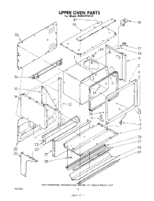 06 - Upper Oven parts for Whirlpool Range RE953PXKT0 from AppliancePartsPros.com