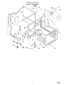 03 - Oven parts for Whirlpool Range TER50W0DW1 from AppliancePartsPros.com