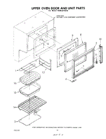 07 - Upper Oven Door And Unit parts for Whirlpool Range RE953PXKT0 from AppliancePartsPros.com