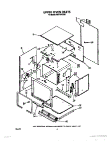 03 - Upper Oven parts for Whirlpool Oven RB770PXXB1 from AppliancePartsPros.com