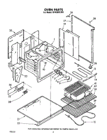 04 - Oven parts for Whirlpool Range RF4900XLW0 from AppliancePartsPros.com