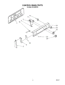 03 - Control Panel parts for Whirlpool Range RF302BXVN0 from AppliancePartsPros.com