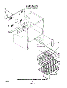 06 - Oven (Continued) , Literature And Optional parts for Whirlpool Range RF365BXPW1 from AppliancePartsPros.com